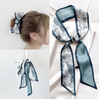 Headdress long strip all-match small ribbon streamer headband (1)
