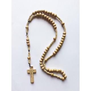 1 Pc. Wooden Bead Rosary (5)