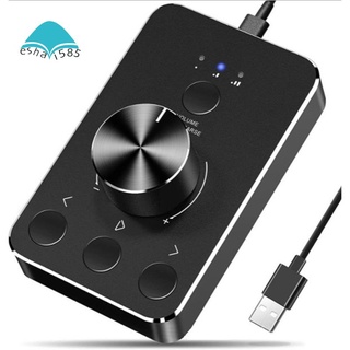 Volume Controller Multimedia Pc Computer Speaker Volume Controller Knob with One-Click Mute Function and Volume Control
