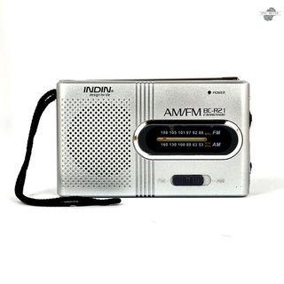 Mini Radio Portable Speaker AM FM Adjustable Telescopic Antenna Pocket Radios