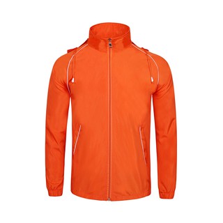 Men's Windbreaker Outdoor Hiking Jacket Hooded Sportswear (2)
