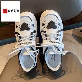 Good quality and many sizes♕✲Free shipping is of good quality✁IELGY tide shoes College wind sports shoes Korean version leisure wild love shoes magic stickers thick small white shoes