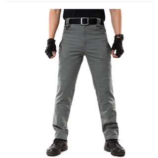 Outdoor Straight Cargo Pants IX7 Tactical Pants Multi Pocket Pants