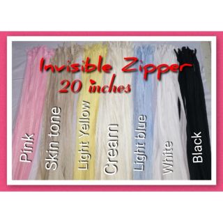 Invisible nylon Zipper (20inches)