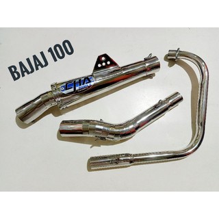 CHARAMA Conical Motorcycle Exhaust Pipe for Bajaj 100