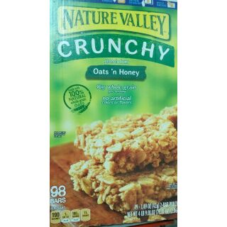 1 Nature Valley Granola Bars Crunchy Oats and Honey Snack ( 49 packs ) ( 98 bars ) WHOLE BOX | 1/22 (1)
