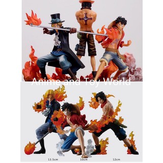 One Piece Brotherhood Set of 3 Luffy, Ace and Sabo K.O Collectible Figure
