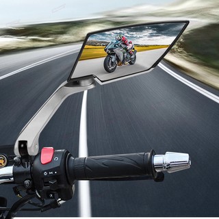[DOLITY] Motorcycle Mirrors Larger Rearview Side Mirror 8mm/10mm for Motorbike, Street Bike