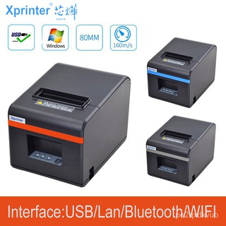 New arrived 80mm auto-cutter thermal receipt printer POS printer with USB/Ethernet /USB+Bluetooth po