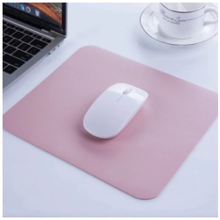 gaming☁✒Anti-Slip Mouse Pad Leather Gaming Mice Mat Desk Cushion For Laptop PC Macbook 25x21cm