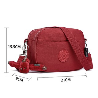 Shine@ 227# Sling Bag good quality with Monkey Keychain Size 15x21x9 CM