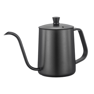 Drip Kettle 600Ml Coffee Tea Pot PTFE Stainless Steel Gooseneck Drip Kettle Swan Neck Thin Mouth with