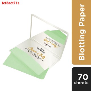 ♈✖❃Luxe Organix Green Tea Blotting Paper with Compact Mirror by Anne Clutz 70 sheets (1)