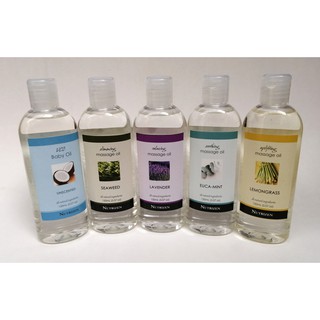 Nutrizen Virgin Coconut Oil VCO Massage Oil 150ml (Eucalyptus, Lavender, Lemongrass, Seaweed)