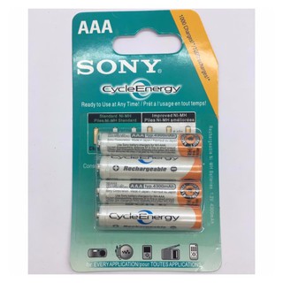 (COD) sony rechargeable battery (AAA) 4in1