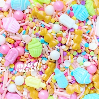 Candyland Edible Sprinkles Dragees Mix & Blend