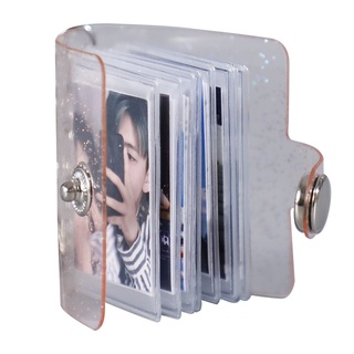 【Hot】Small Photo Album Keychain Mini Pendant 1-inch 2-inch ID Photo Jewelry Card Storage Card Book