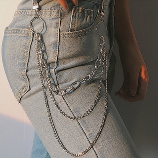 Fashion Characteristic Tassel Waist Chain Buckle Belts Women Trousers Belly Chain Jewelry