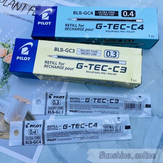 Original Pilot G-tec signpen Refill Black gtec C3/C4 0.3mm/0.4mm