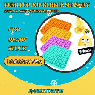 1PCS Foxmind Push Pop Pop Bubble Sensory Fidget Toy Stress Relief Special Needs Silent Classroom