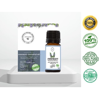 JS ESSENTIALS Rosemary Essential Oil (100% Pure - Undiluted - Organic - Cosmetics / Therapeutic Grad