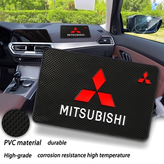 Car Logo Anti Slip Mat Phone Holder Non-Slip Mat non slip Pad For Mitsubishi Ralliart Outlander Mirage Lancer Evolution 10 9
