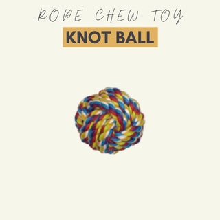 Pet Dog Rope Knot Ball Bite Resistant Dog Chew Toys For Puppy Toy