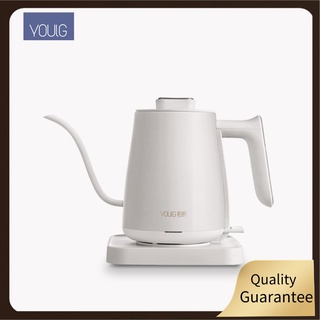 □▩✙T&H YOULG Water Kettle Electric Coffee Pot Instant Heating Temperature Control Auto Power-off Pr