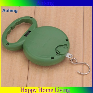 [AOFENG] Portable 10kg Weighing Numeral Pointer Spring Balance Hanging Scale