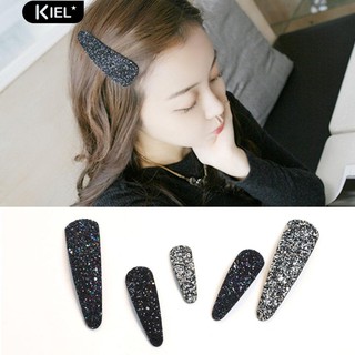 Kiel Fashion Girl BB Hair Clip Sequin Bang Side Hairpin (1)