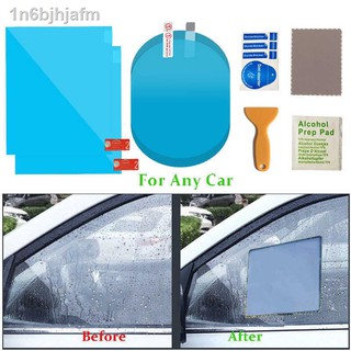 ✶☜☾4Pcs/set Car Anti Water Mist Fog Rainproof Window Clear Film Rearview Mirror Sticker