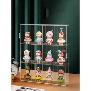 Transparent Acrylic Display Case Model Toy Display Frame Doll Storage Box Toy Doll Organizer Doll (9)