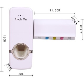 Touch Me Toothpaste Dispenser Automatic Toothpaste Dispenser Toothbrush Holder