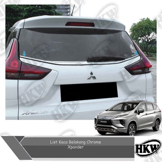 【Hot Stock】2pcs Xpander ABS Chrome Rear Windshield List for Car Accessories
