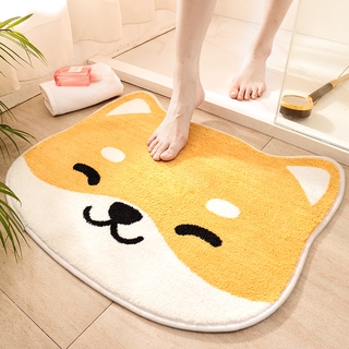 Animal Dog Floor Mat Carpet Soft Absorbent Bathroom Non-slip Door Mat
