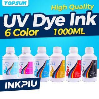 Inkpiu UV Dye Ink 1000ml 6 color