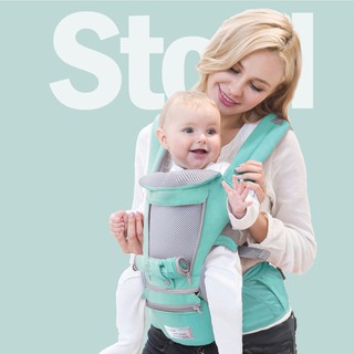 recommendBaby Carrier with Hip Seat Detachable Design Adjustable Strap Side Pockets Baby Safety Carr