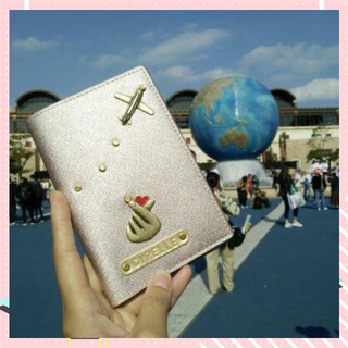 【Available】 Personalized Passport Holder No Lock Name+1charm