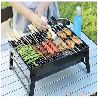 ✢Stainless steel Foldable Charcoal BBQ Grill