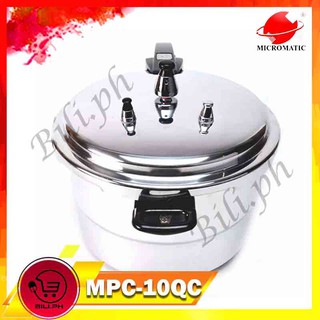 Bili.ph Micromatic MPC- 10QC 10 Quarts Pressure Cooker 28cm (Silver)