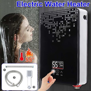 220V 6500W Electric Water Heater Instant Tankless Water Heater Bathroom Shower Multi-purpose Househo