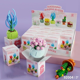 Succulents Blind Box Lego Toy Box, Many Plants Adults And Children Like To Play, Gifts, Souvenirs (4)