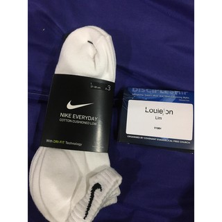 Nike 3 Pairs low cut Socks (Nike Everyday Cotton Cushioned ) Dri Fit