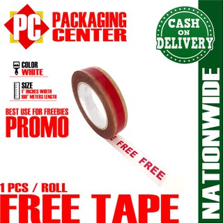 Free Tape 1" Inches x 100 Meters by 1pcs per roll COD Nationwide! (For Promotional Use)