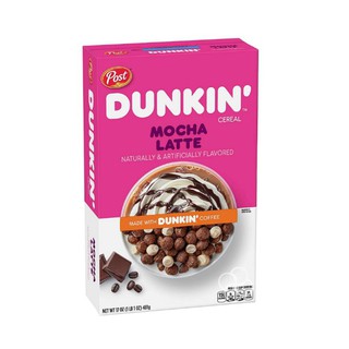 Post Mocha Latte Dunkin' Cereal 481g