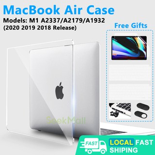 ☂♚♤5 In 1 Macbook Air M1 Case 13 Inch Model A2337 A2179 A1932 Plastic Hard Shell Cases with Keyboard