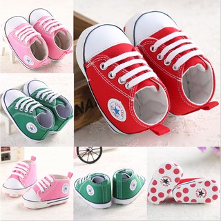 classic canvas Baby shoes Newborn sports shoes Boys and Girls Walking shoes Non-slip Toddler shoes
