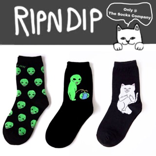 Korean Rip N Dip Cat Alien Iconic Socks (no tag)