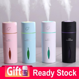 Recommend!! 150ML Mini USB Atomized Humidifier With LED Night Light Leaves Humidifier (1)