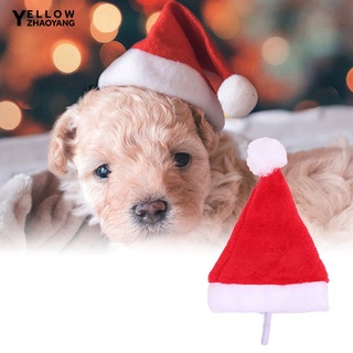 【sale】 🅨🅦Christmas Costume Plush Pet Dog Santa Hat Party Xmas Gift